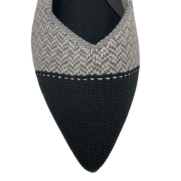 Rothy's The Point Grey Mist Captoe US Size 7 Womens Ballet Flat Slip On Shoes - Picture 6 of 11